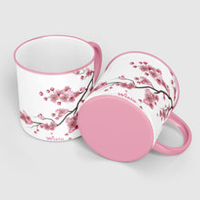 Load image into Gallery viewer, The Artment White Porcelain English Scarlet Floral Coffee Mug